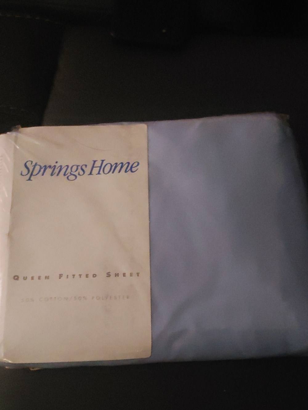 Queen Fitted Sheet in Light Blue